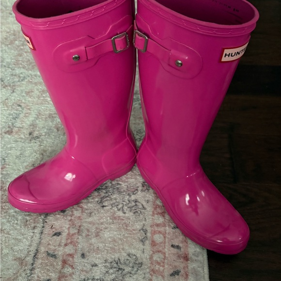 Hunter Pink Rain Boots - Picture 2 of 15